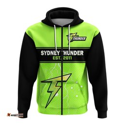 custom text and number sydney thunder cricket hoodie est 2011 sporty