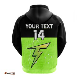 custom text and number sydney thunder cricket hoodie est 2011 sporty