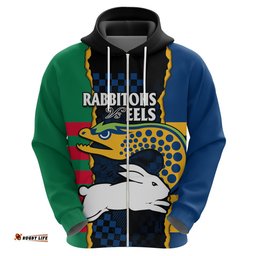 nrl combine rabbitohs and eels hoodie