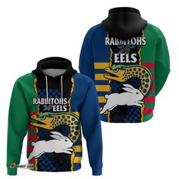 nrl combine rabbitohs and eels hoodie