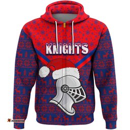 vibe hoodie clothing newcastle knights christmas zip hoodie