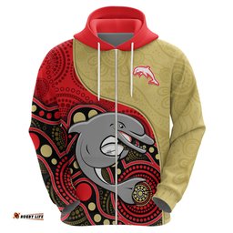 dolphins rugby hoodie phins up indigenous art