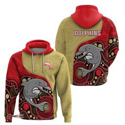 dolphins rugby hoodie phins up indigenous art