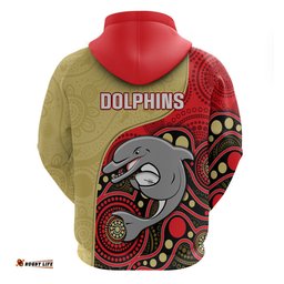 dolphins rugby hoodie phins up indigenous art