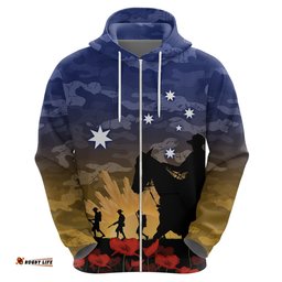 anzac day hoodie camo style dawn service