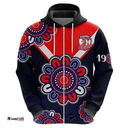 custom personalised nrl sydney roosters rugby 1908 aboriginal hoodie