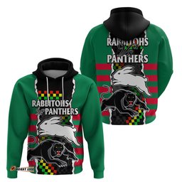 nrl combine rabbitohs and panthers hoodie