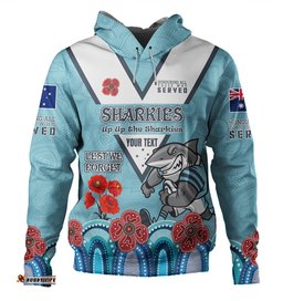 australia sutherland and cronulla anzac custom hoodie up up the heroes hoodie