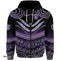 fremantle dockers zip up and pullover hoodie freo indigenous style