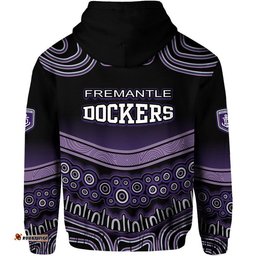 fremantle dockers zip up and pullover hoodie freo indigenous style