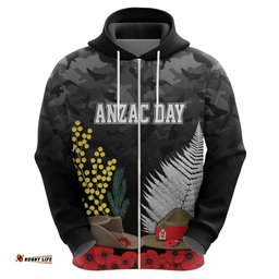 anzac day hoodie camo style slouch hats mix silver fern golden wattle