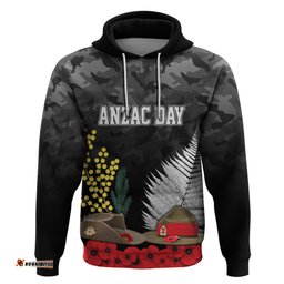 anzac day hoodie camo style slouch hats mix silver fern golden wattle
