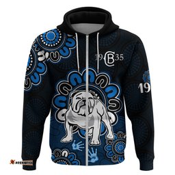 custom personalised nrl canterbury bankstown bulldogs rugby berries 1935 aboriginal no2 hoodie