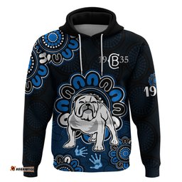 custom personalised nrl canterbury bankstown bulldogs rugby berries 1935 aboriginal no2 hoodie