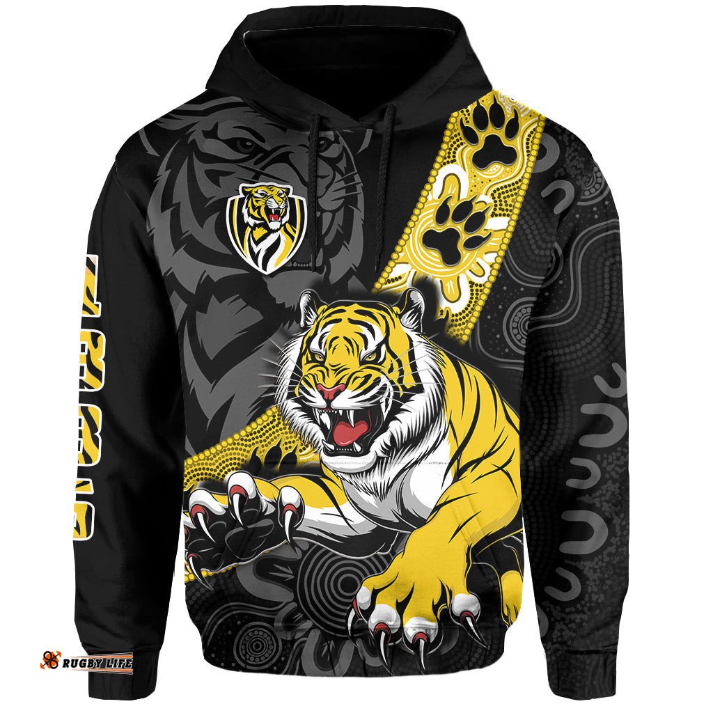richmond football hoodie tigers 1885 indigenous basic style