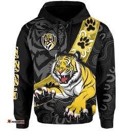 richmond football hoodie tigers 1885 indigenous basic style