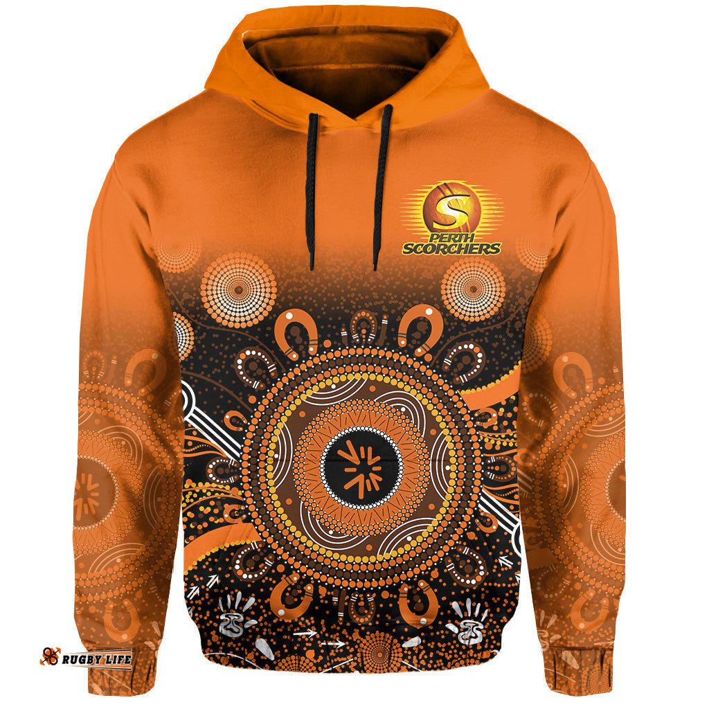 perth scorchers hoodie aboriginal sunshine