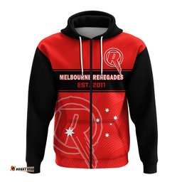 custom text and number melbourne renegades cricket hoodie est 2011 sporty