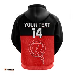 custom text and number melbourne renegades cricket hoodie est 2011 sporty