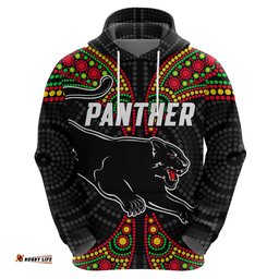 panthers liquorice allsorts rugby aboriginal hoodie