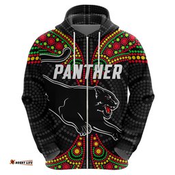 panthers liquorice allsorts rugby aboriginal hoodie