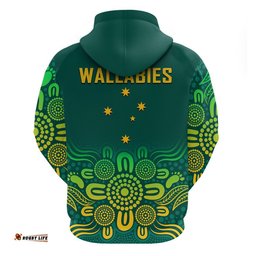 australia rugby wallabies zip up and pullover hoodie