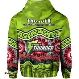 thunder cricket anzac hoodie poppy sydney aboriginal camouflage