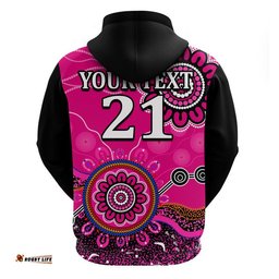 custom personalised sydney sixers zip up and pullover hoodie cricket indigenous aboriginal