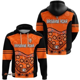 brisbane roar soccer zip up and pullover hoodie aboriginal