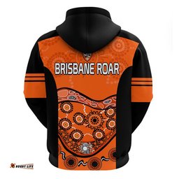 brisbane roar soccer zip up and pullover hoodie aboriginal