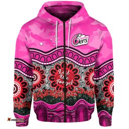 custom text and number sixers cricket anzac hoodie sydney poppy aboriginal camouflage