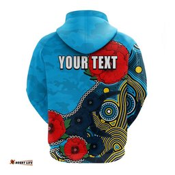custom personalised anzac day nrl titans army mix aboriginal hoodie