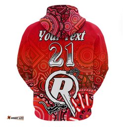 custom personalised melbourne renegades champions zip up and pullover hoodie lizard indigenous aboriginal