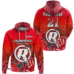 custom personalised melbourne renegades champions zip up and pullover hoodie lizard indigenous aboriginal
