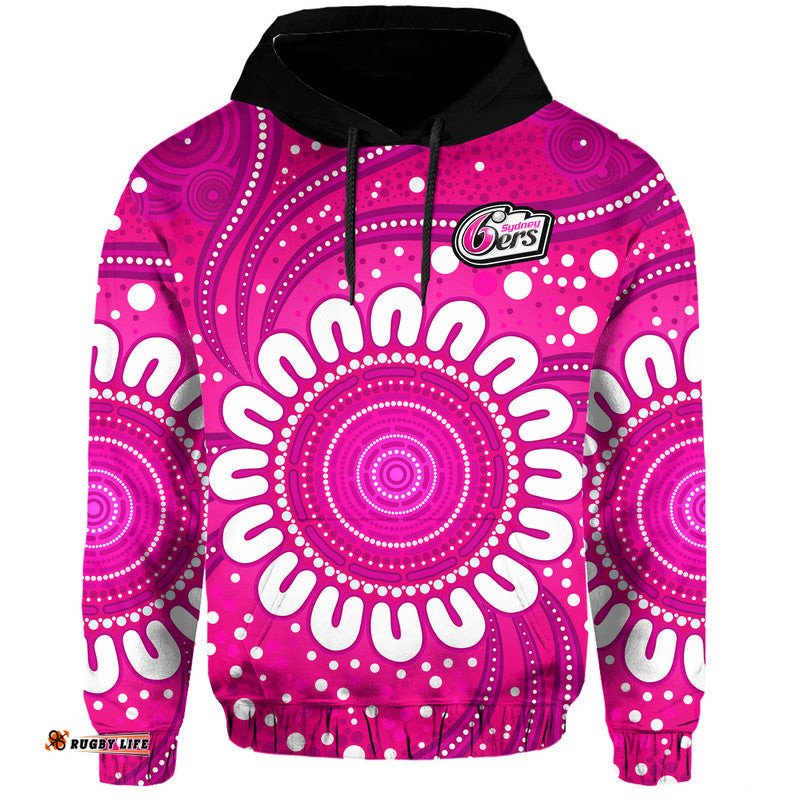 sydney sixers cricket zip up and pullover hoodie aboriginal