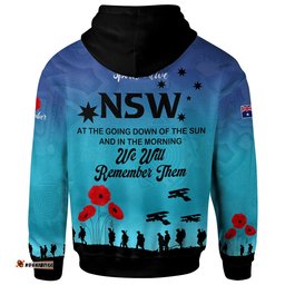 australia new south wales anzac custom hoodie keeping the spirit alive hoodie