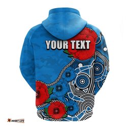 custom personalised anzac day adelaide strikers army mix aboriginal hoodie