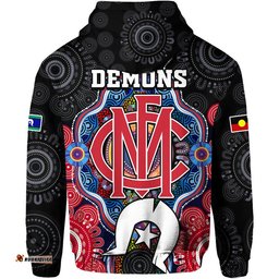 demons football naidoc week zip up and pullover hoodie indigenous