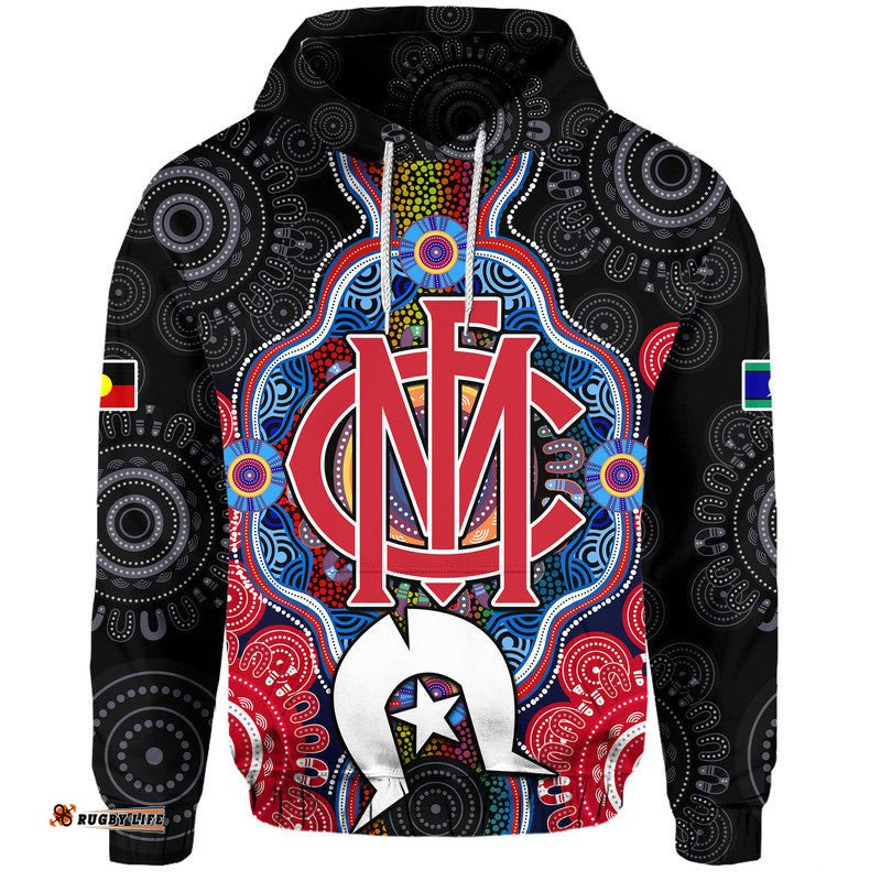 demons football naidoc week zip up and pullover hoodie indigenous