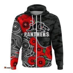 custom personalised anzac day nrl panthers army mix aboriginal hoodie