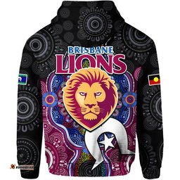 brisbane lions football naidoc week zip up and pullover hoodie indigenous