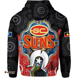 suns football naidoc week zip up and pullover hoodie indigenous