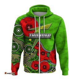 custom personalised anzac day sydney thunder army mix aboriginal hoodie