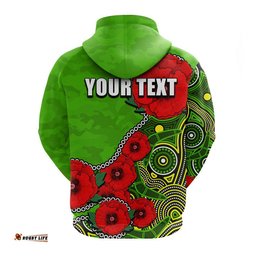 custom personalised anzac day sydney thunder army mix aboriginal hoodie
