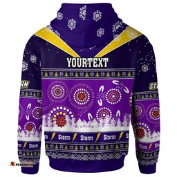 storm rugby christmas hoodie custom storm ugly christmas and aboriginal patterns hoodie
