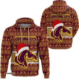 vibe hoodie clothing brisbane broncos christmas zip hoodie