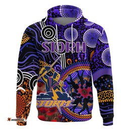custom personalised storm rugby anzac zip up and pullover hoodie aboriginal military and poppy flowers