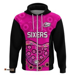 sixers cricket zip up and pullover hoodie sydney aboriginal