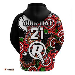 custom personalised melbourne renegades cricket zip up and pullover hoodie naidoc torres strait for our elders