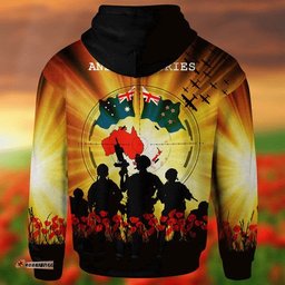 australia and new zealand anzac day hoodie anzac memories